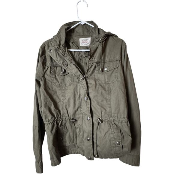Ashley By 26 International Utility Collection Olive Green Women's Jacket Sz XL - Picture 1 of 9